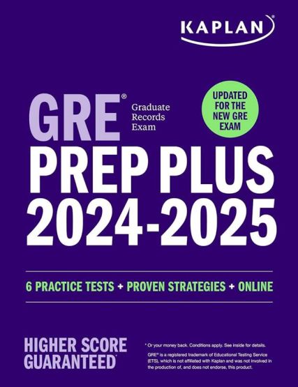 GRE Prep Plus 2024-2025 6 Practice Tests + Proven Strategies + Online - Kaplan Test Prep