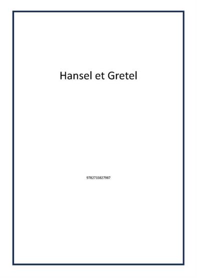 Hansel et Gretel