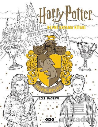 Harry Potter Filmlerinden Resmi Boyama Kitabı - Hufflepuff Özel Baskısı