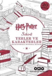 Harry Potter Sihirli Yerler Ve Karakterler - Kartpostal Boyama Kitabı