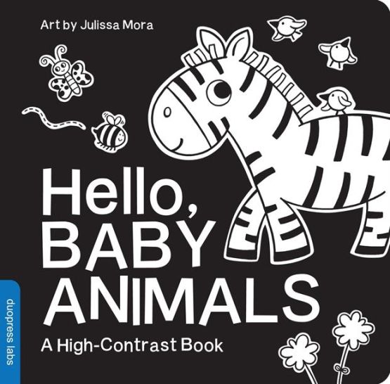 Hello, Baby Animals A High-Contrast Book - High-Contrast Books