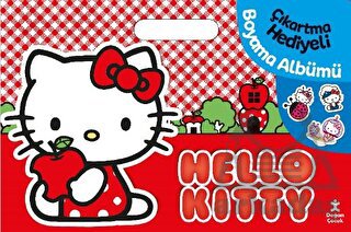 Hello Kitty Çıkartma Hediyeli Boyama Albümü - Thumbnail