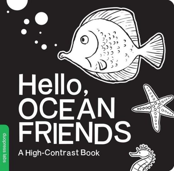 Hello, Ocean Friends A High-Contrast Book - High-Contrast Books