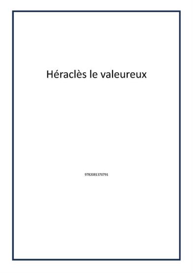 Héraclès le valeureux