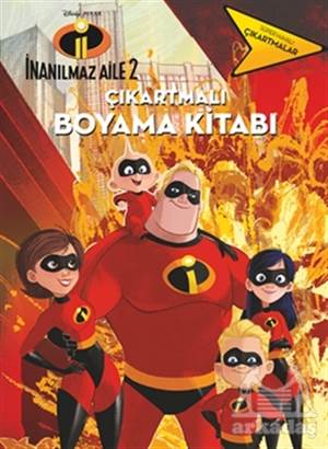 İnanılmaz Aile 2 Çıkartmalı Boyama Kitabı