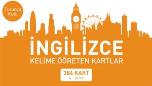 İngilizce Kelime Öğreten Kartlar Turuncu Kutu (aba