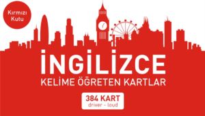 İngilizce Kelime Öğreten Kartlar Kırmızı Kutu (dri