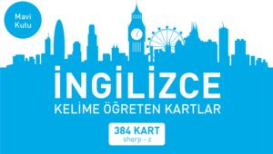 İngilizce Kelime Öğreten Kartlar Mavi Kutu (Sharp-