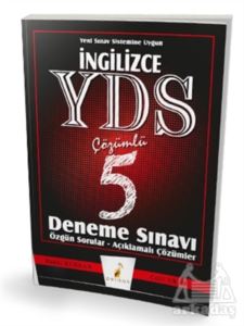 İngilizce YDS Çözümlü 5 Deneme Sınavı