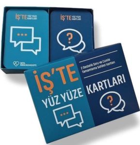 İş'te Yüz Yüze Kartları - 2 Destelik Soru Ve Cümle Tamamlama Sohbet Kartları