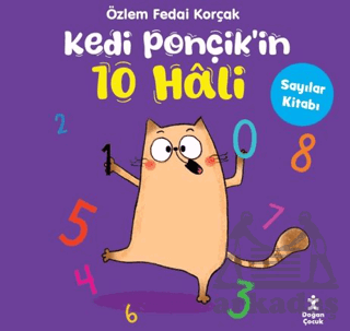 Kedi Ponçik'in 10 Hali - Sayılar Kitabı