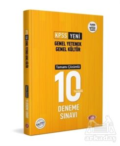 KPSS Genel Yetenek Genel Kültür Tamamı Çözümlü 10 Deneme Sınavı 2021