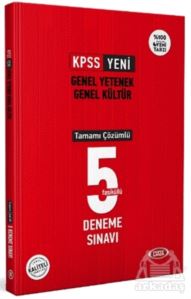 KPSS Genel Yetenek Genel Kültür Tamamı Çözümlü 5 Deneme Sınavı 2021