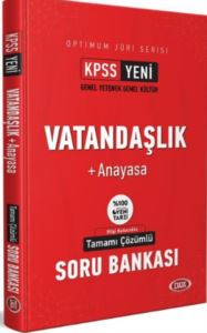 KPSS Vatandaşlık Anayasa Tamamı Çözümlü Optimum Jüri Soru Bankası 2021