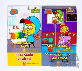 Kral Şakir Boyama Set (4 Kitap)