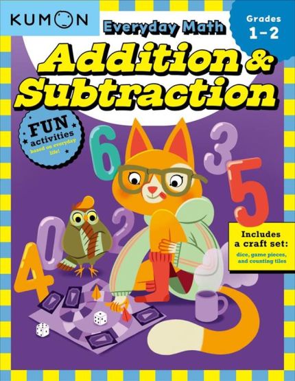 Kumon Everyday Math: Addition & Subtraction-Fun Activities for Grades 1-2-Complete With Dice, Game Pieces, and Counting Tiles! - Thumbnail