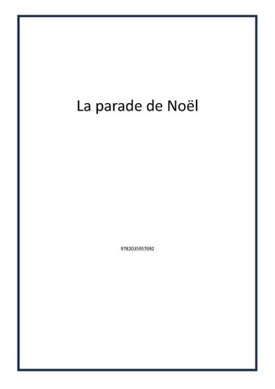 La parade de Noël