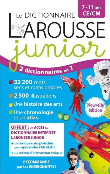 Le dictionnaire Larousse junior CE/CM