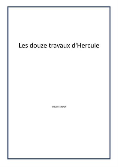 Les douze travaux d'Hercule