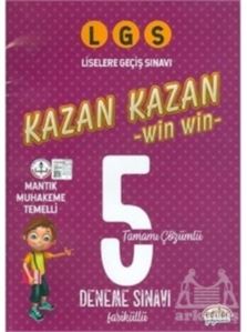 LGS Kazan Kazan Tamamı Çözümlü 5 Deneme Sınavı