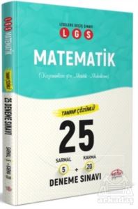 LGS Matematik Tamamı Çözümlü 25 Deneme Sınavı