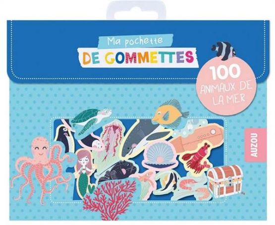 Ma Pochette de 100 Gomettes: Animaux de la Mer