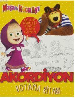 Maşa İle Koca Ayı Akordiyon Boyama Kitabı