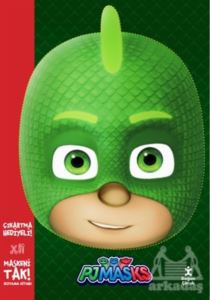 Maskeni Tak! Pjmasks Kertenkele Çocuk Boyama Kitabı