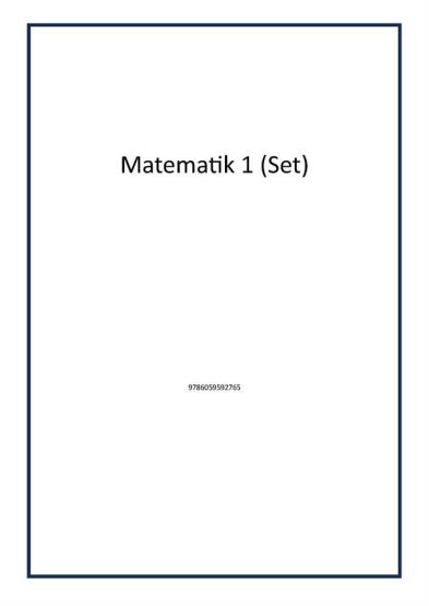 Matematik 1 (Set)