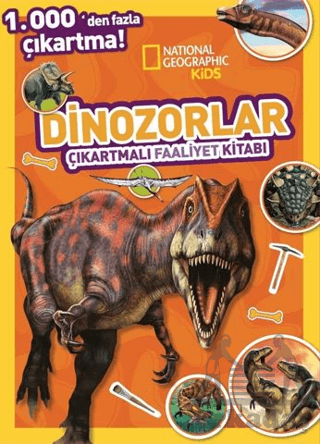 National Geographic Kids Dinozorlar Çıkartmalı Faaliyet Kitabı - Thumbnail