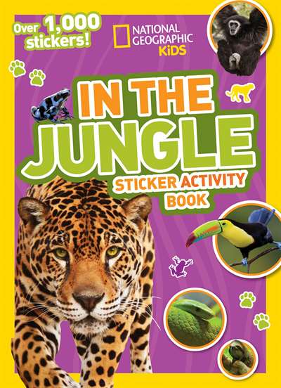 National Geographic Kids In The Jungle Sticker Activity Book