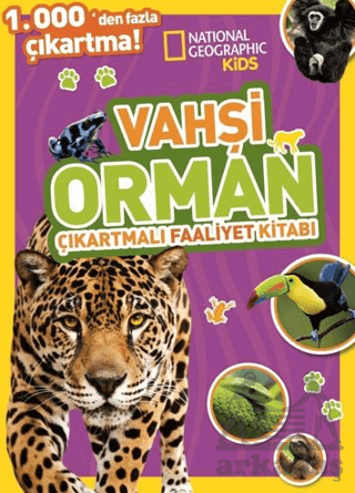 National Geographic Kids Vahşi Orman Çıkartmalı Faaliyet Kitabı - Thumbnail