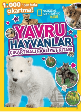 National Geographic Kids Yavru Hayvanlar Çıkartmalı Faaliyet Kitabı - Thumbnail