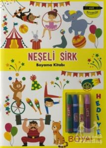 Neşeli Sirk Boyama Kitabı - Minik Ressamlar