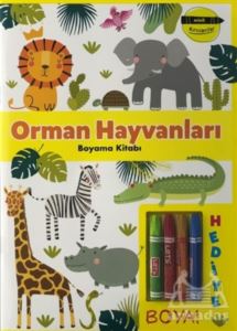 Orman Hayvanları Boyama Kitabı - Minik Ressamlar