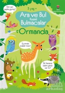 Ormanda-Ara ve Bul Resimli Bulmacalar