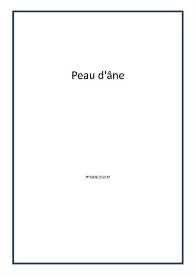 Peau d'âne