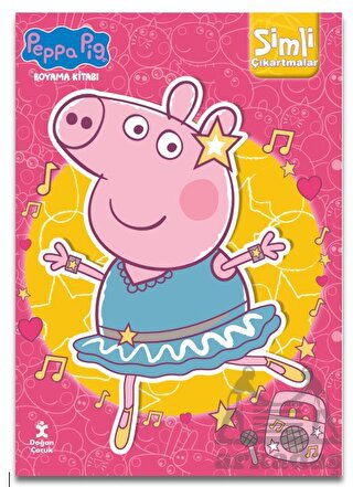 Peppa Pig Simli Çıkartmalı Boyama