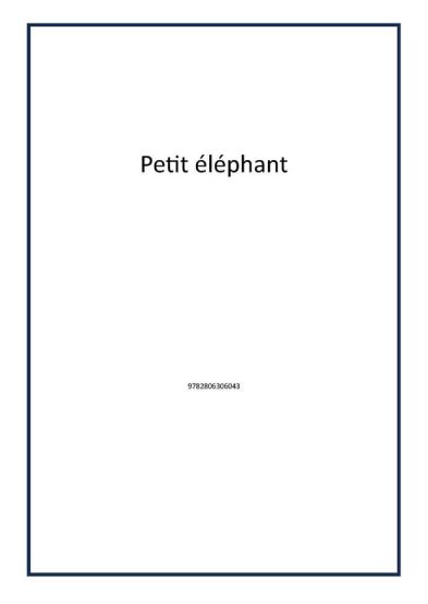 Petit éléphant