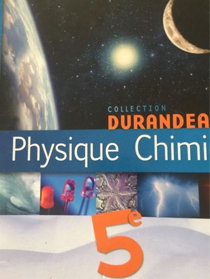 Physique Chimie 5e