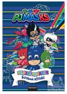 Pjmasks Neşeli Renkler Boyama Kitabı