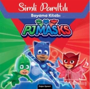 Pjmasks Simli Parıltılı Boyama Kitabı