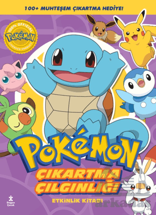 Pokemon - Squirtle Çıkartma Çılgınlığı Etkinlik Kitabı