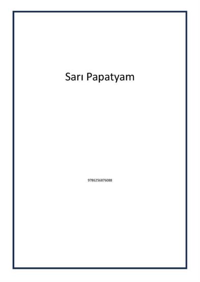 Sarı Papatyam