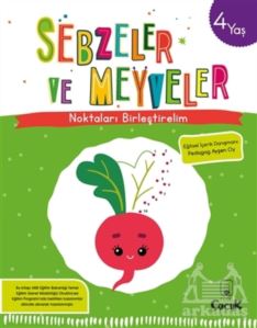 Sebzeler Ve Meyveler - Noktaları Birleştirelim (4 Yaş)