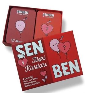 Sen Ben İlişki Kartları - 2 Destelik Soru Ve Cümle Tamamlama Sohbet Kartları