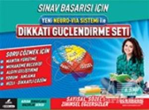 Sınav Başarısı İçin Yeni Neuro-Via Sistemi İle Dikkati Güçlendirme Seti 6. Sınıf (3 Kitap Takım)