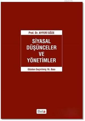 Siyasal Düşünceler Ve Yönetimler