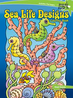 SPARK Sea Life Designs Coloring Book