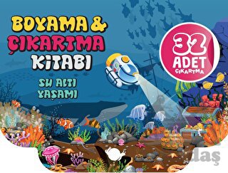 Su Altı Yaşamı Boyama Ve Çıkartma Kitabı